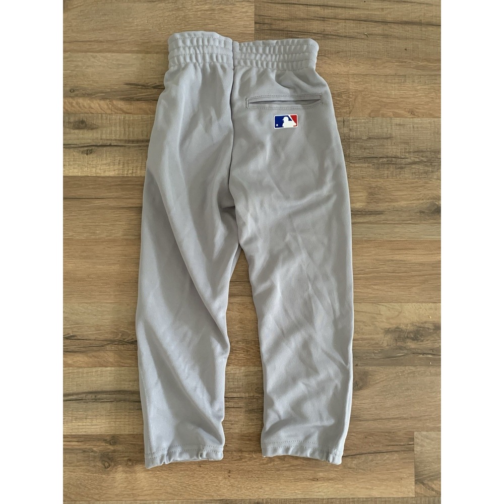 Majestic MLB Team Baseball Pants - Kids Youth Small Gray -Made in USA 1990s NWOT